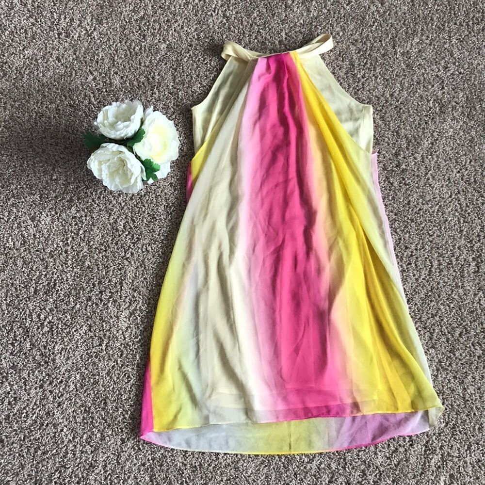 NWT Yellow & Pink Dress! 🎀